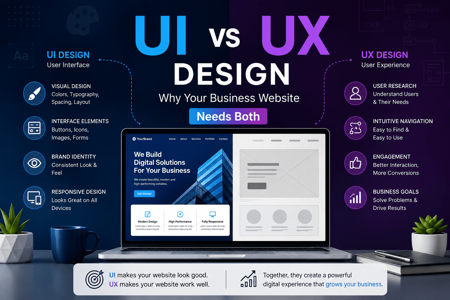 UI vs UX Design: Why Your Business Website Needs Both