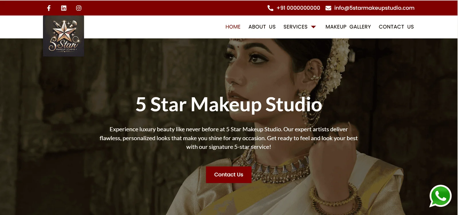 5 Star Makeup Studio Beauty Services