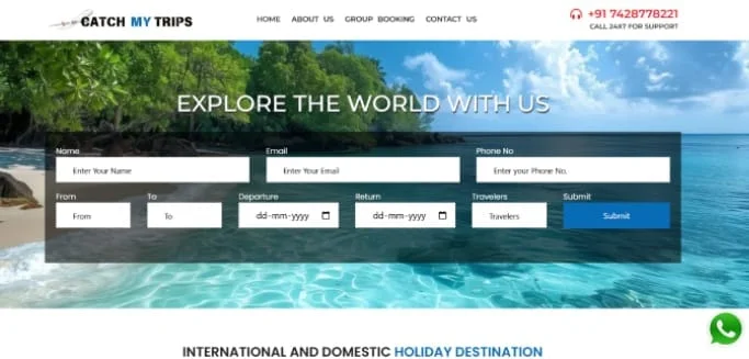 Catch My Trips Travel Agency