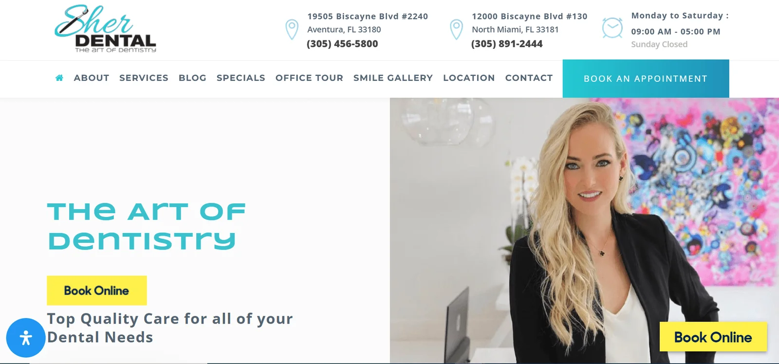 Sher Dental North Miami Website Project