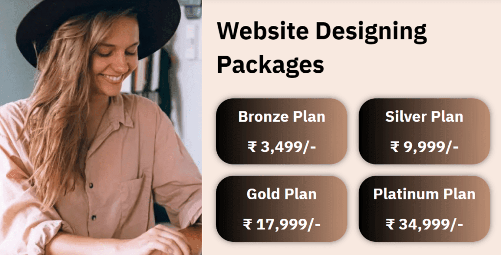 Affordable Website Designing Packages in India